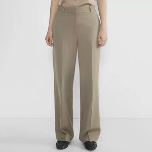 Aritzia Effortless Pants Heather Nomad Taupe Size 12 96000 NWT
